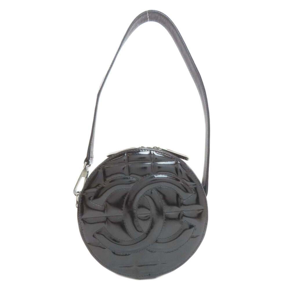 CHANEL Black Logo Shoulder Bag